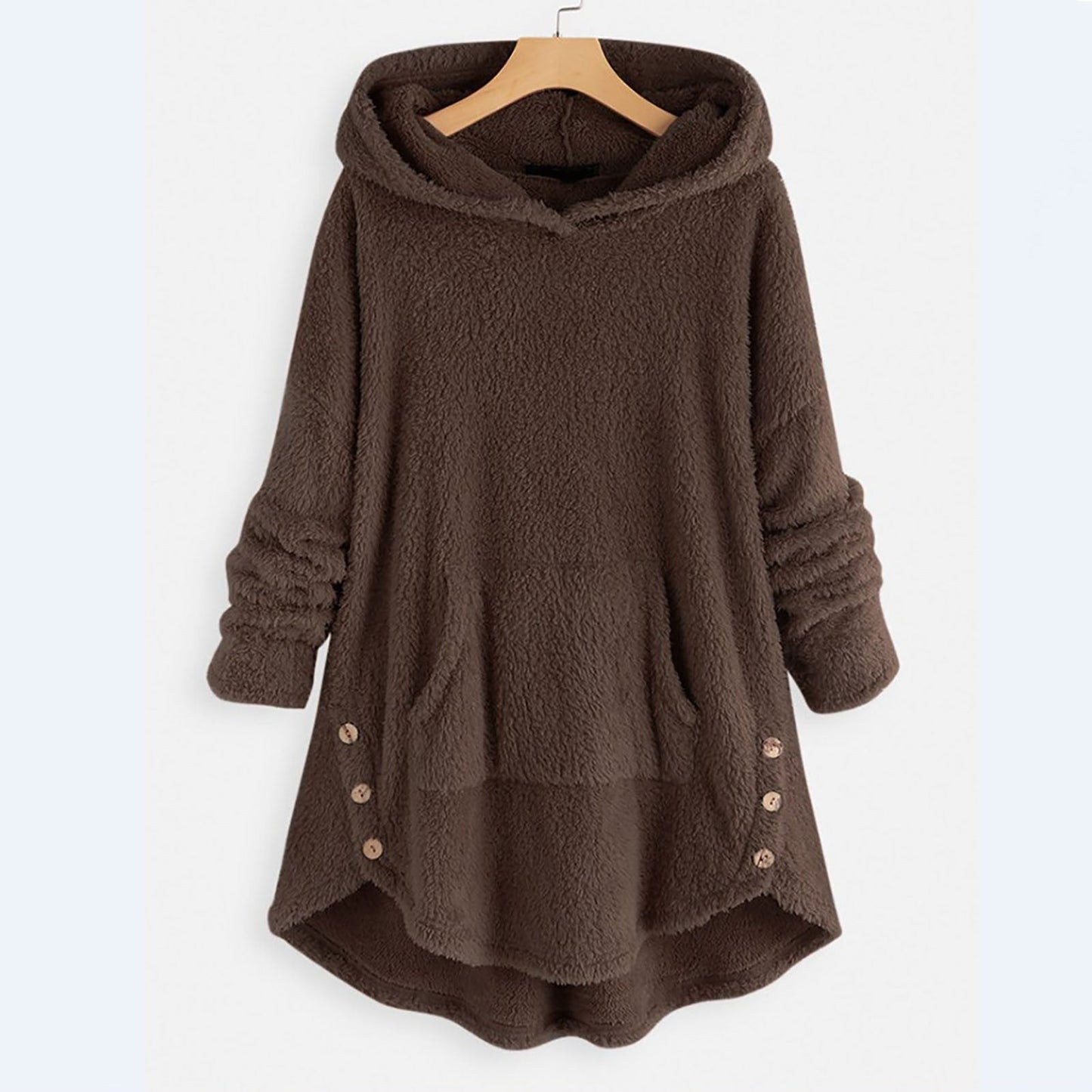 Luna | Flauschiger Winter-Kapuzenpullover