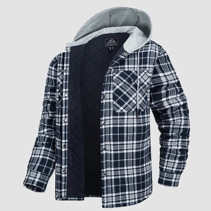 Liam – mit flanell gefütterte winterjacke für herren