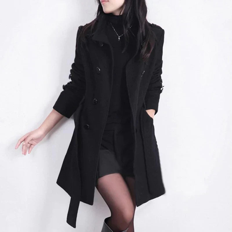 Elegante Damen Winter Trenchcoat - Tanja