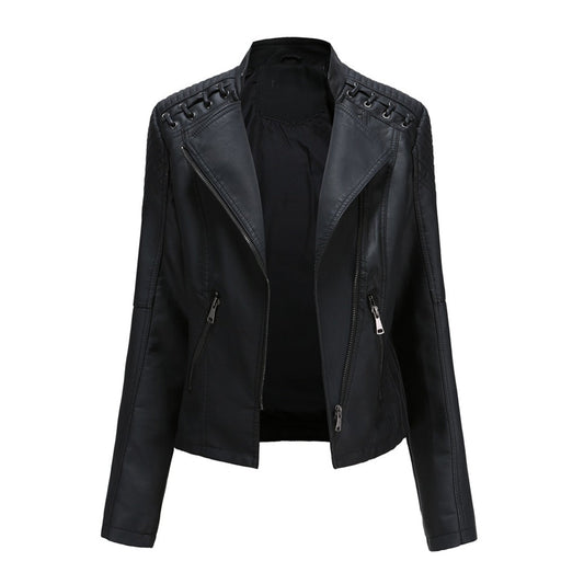 Miaria | Damen Stylische Biker Jacke | Langarm