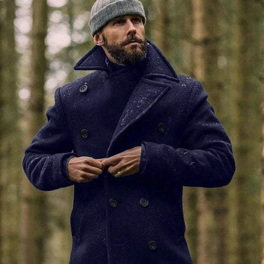 Eleganter herren wintermantel aus wolle - reinold