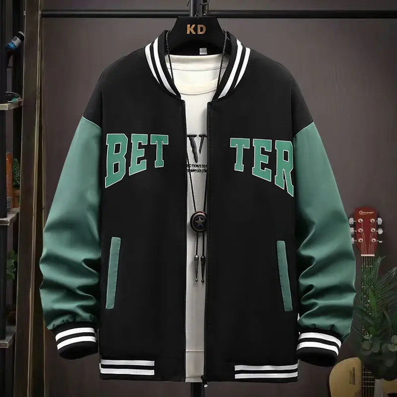 ModeBecker | Herren-Baseballjacke mit Samtfutter