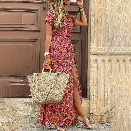 BONIA - Langes Maxi Kleid im Boho-Stil