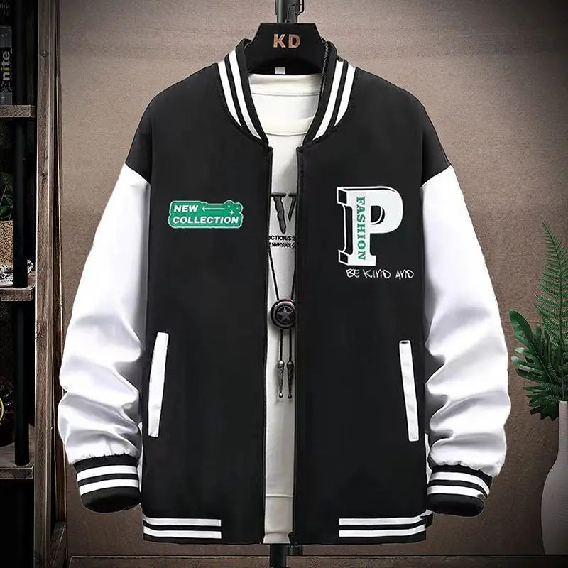 ModeBecker | Herren-Baseballjacke mit Samtfutter