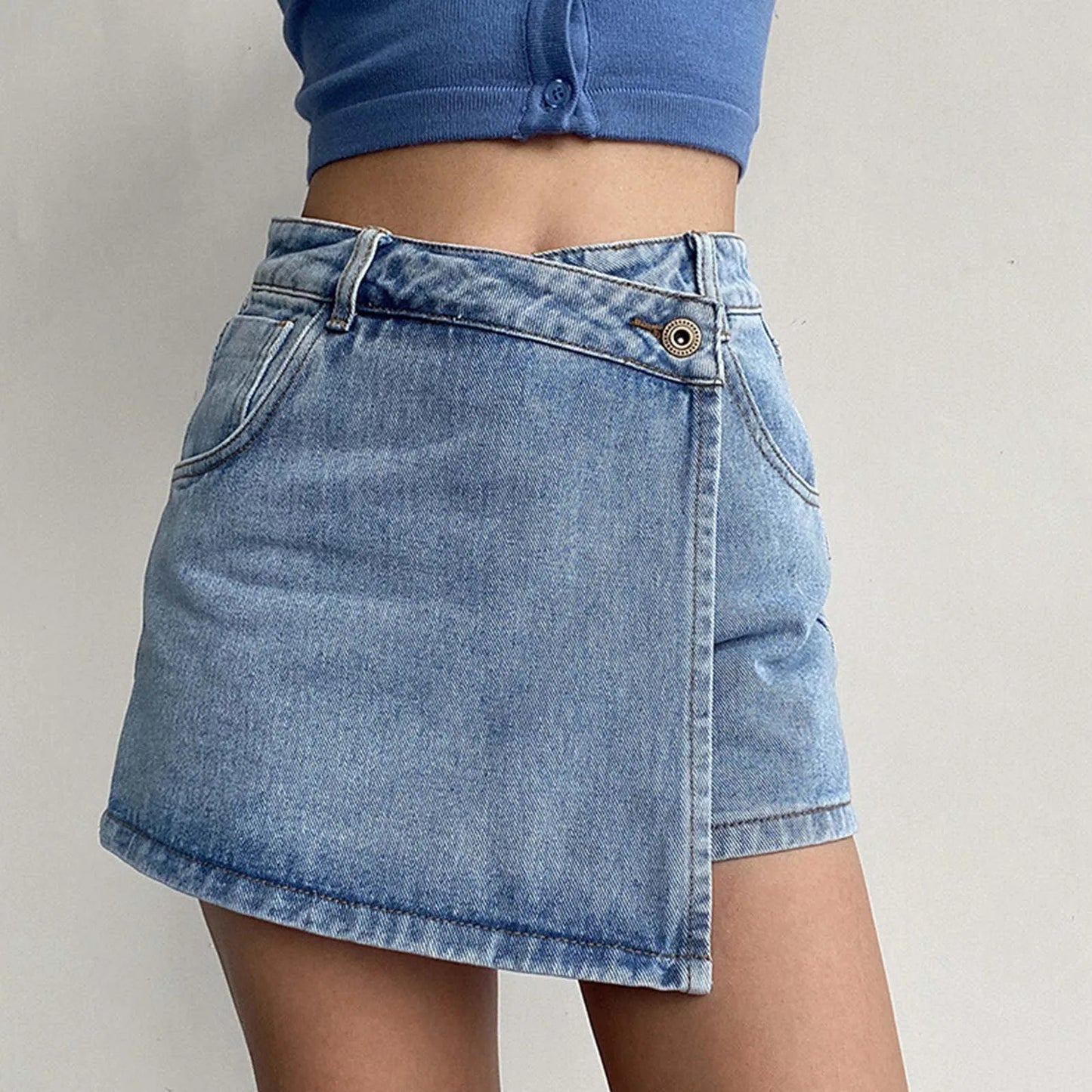 Olivia | Denim Mini-Rock