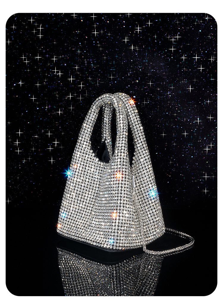 Damen Glitzernde Abendtasche - für Partys, Abiball, Hochzeit