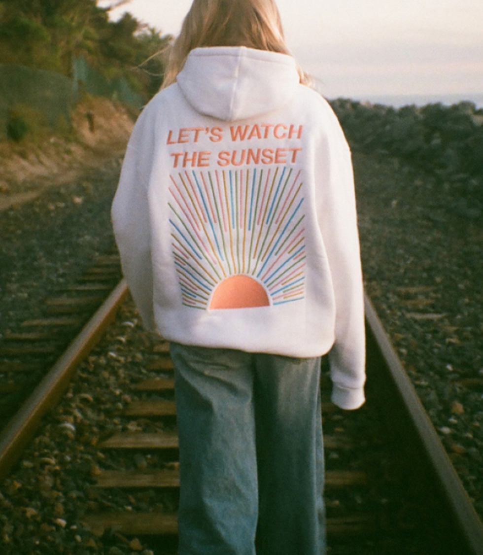 Katie | Stilvoller Sonnenuntergang Hoodie