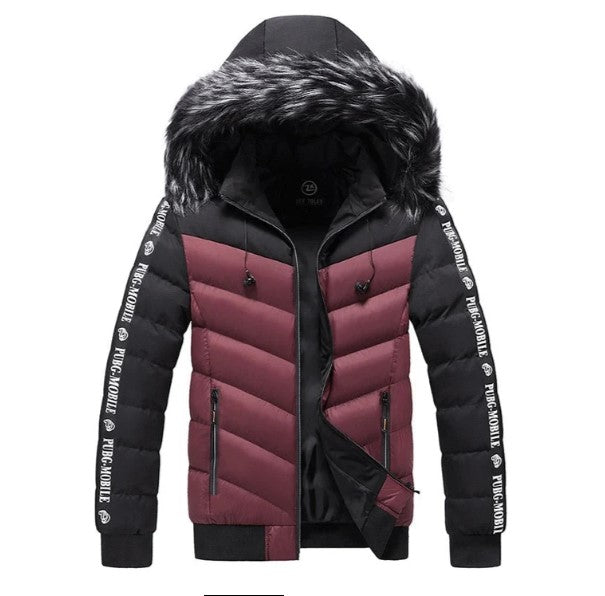 Berno - zweifarbige winterjacke für herren