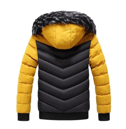 Berno - zweifarbige winterjacke für herren