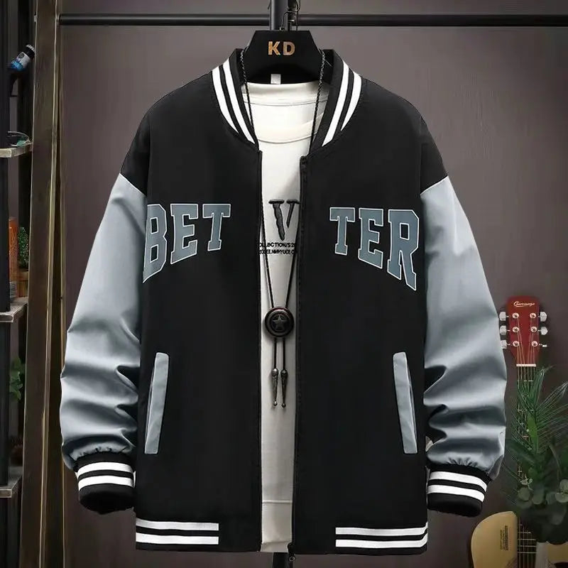 ModeBecker | Herren-Baseballjacke mit Samtfutter