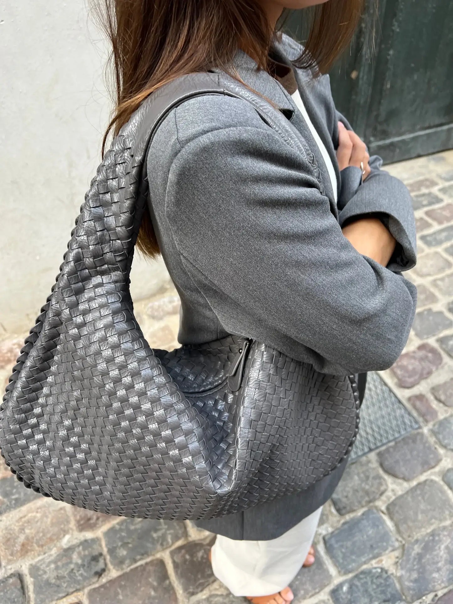 ALENA™ | GEFLOCHTENE HANDTASCHE