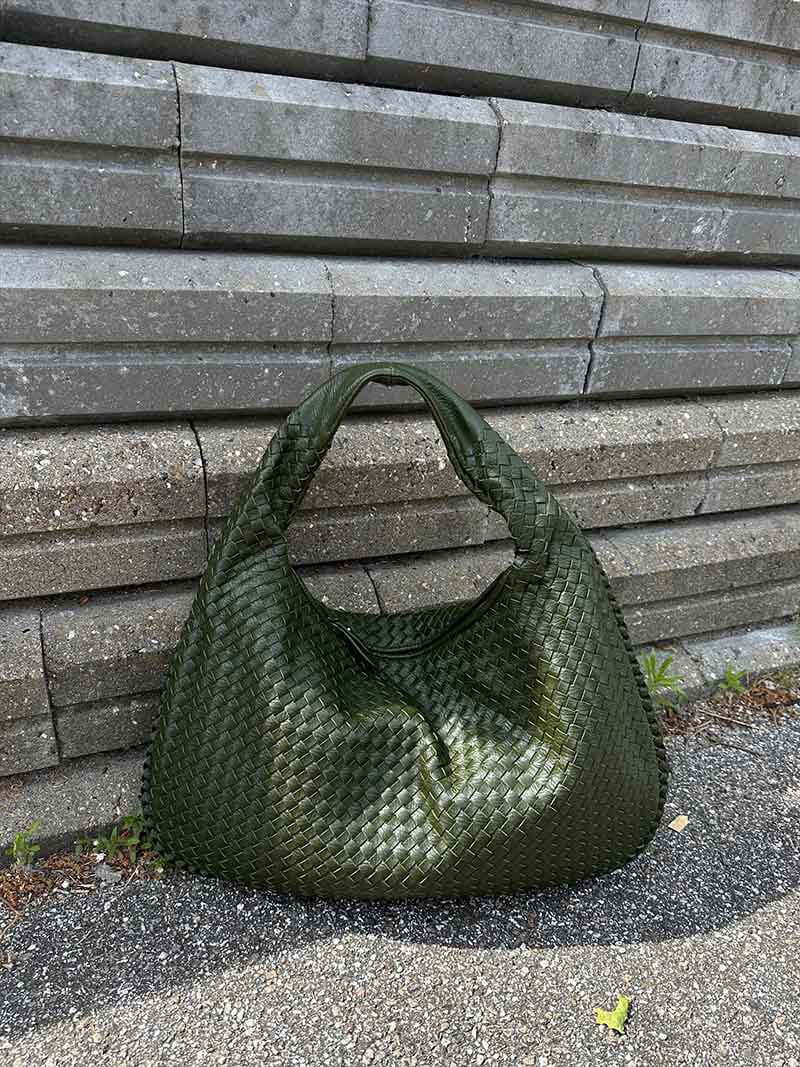 Geflochtene XL-Handtasche