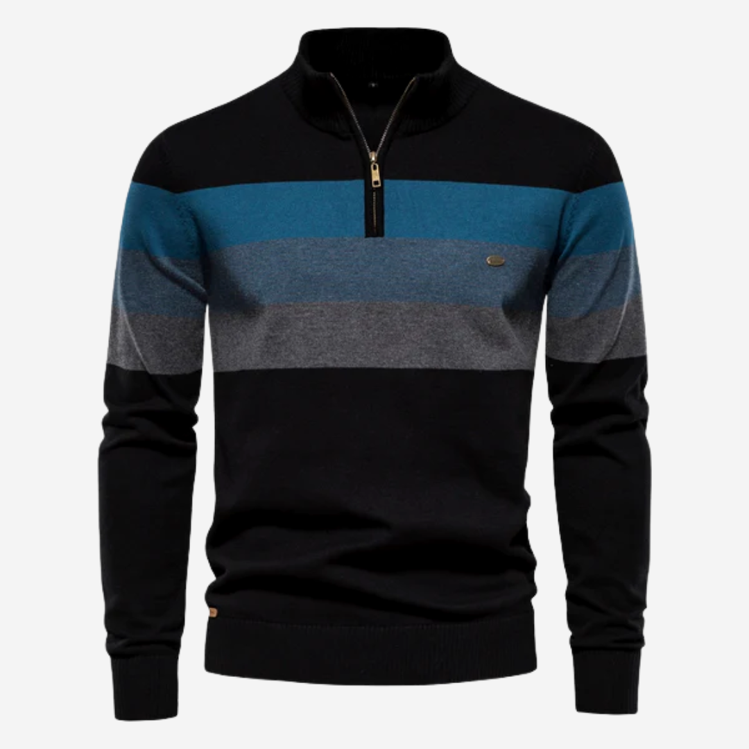 Vino - Gestreifter Retro-Pullover