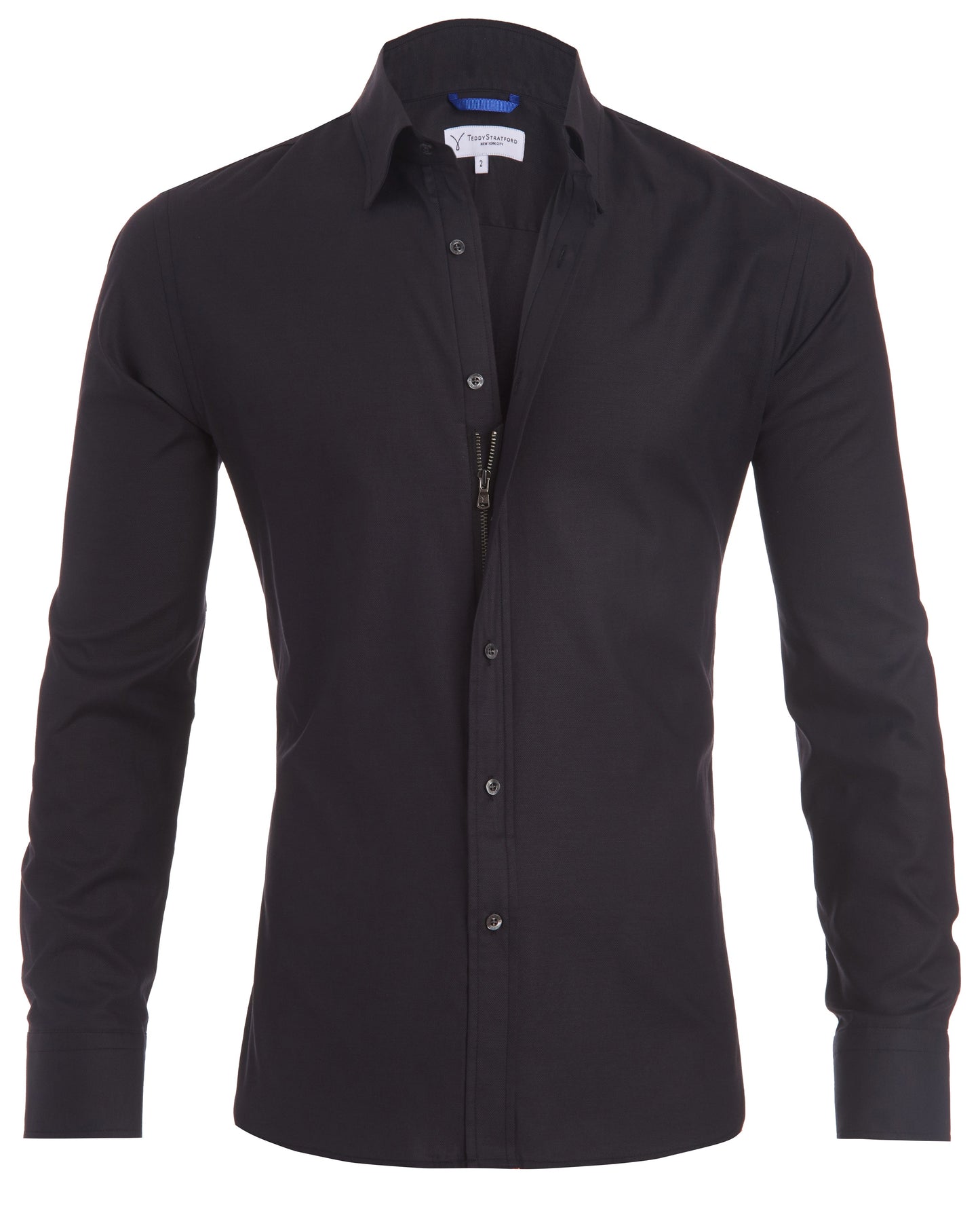 Arjan | Herren Zip Fit Hemd