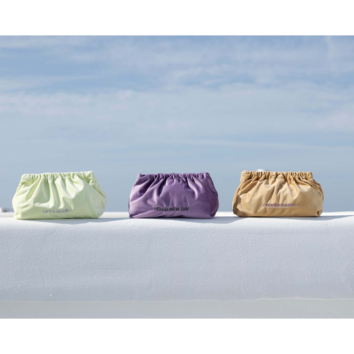 Do This - Velvet Clutch Bagg