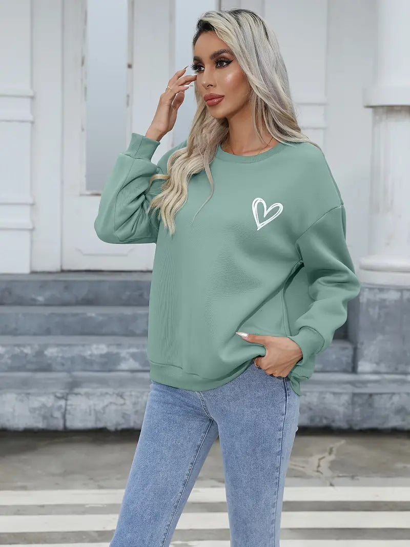 Jessica – stylischer pullover mit herzmuster