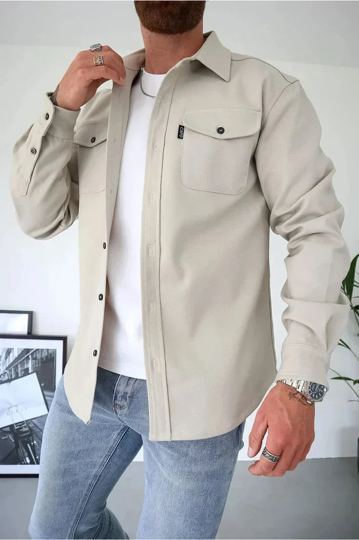 Hemdjacke mit Knopfleiste