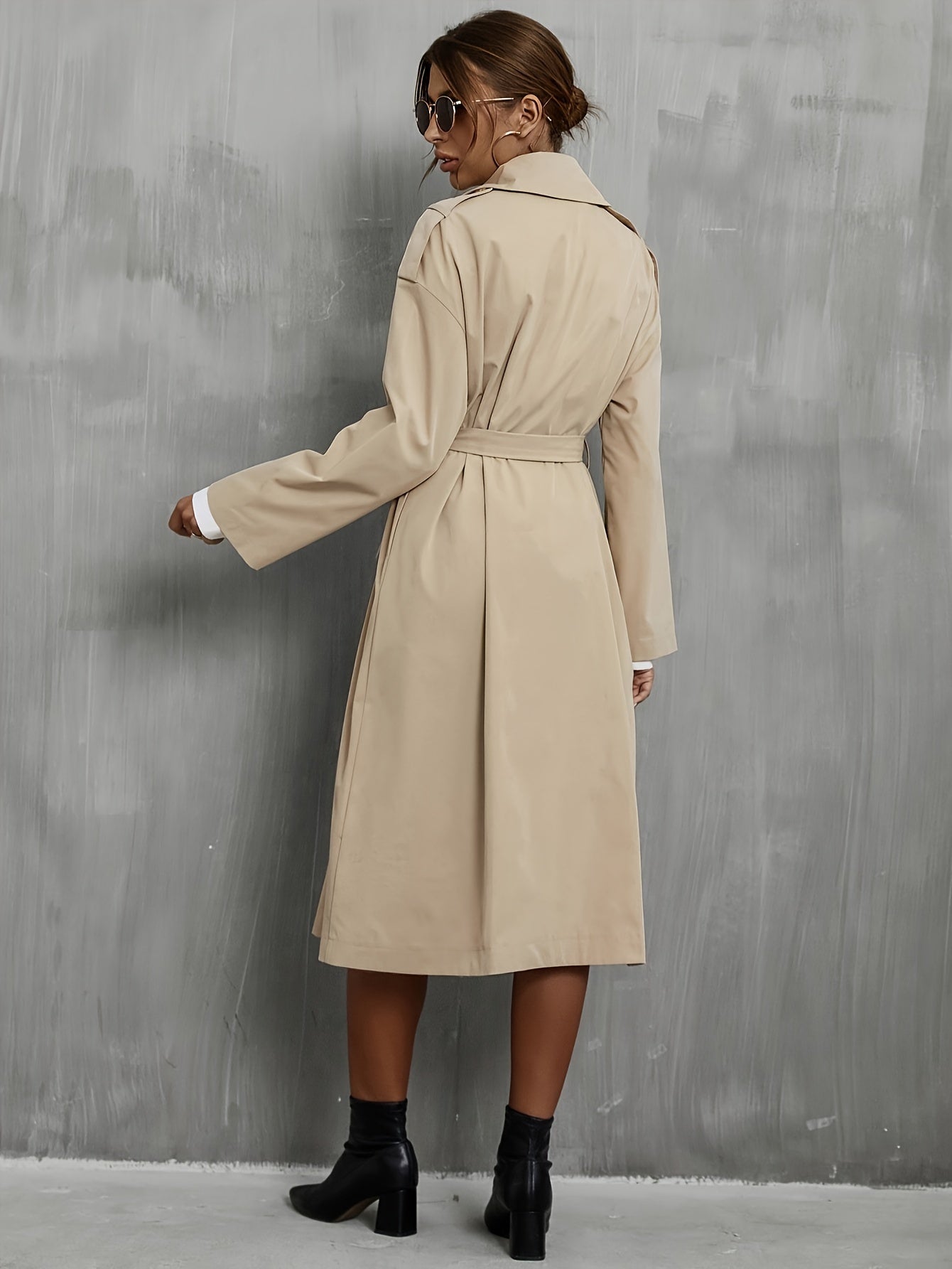 Lässiger langer Winter-Trenchcoat für Frauen  - Manon