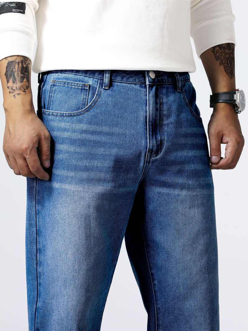 Alexander – jeans mit geradem, lässigem bein für herren