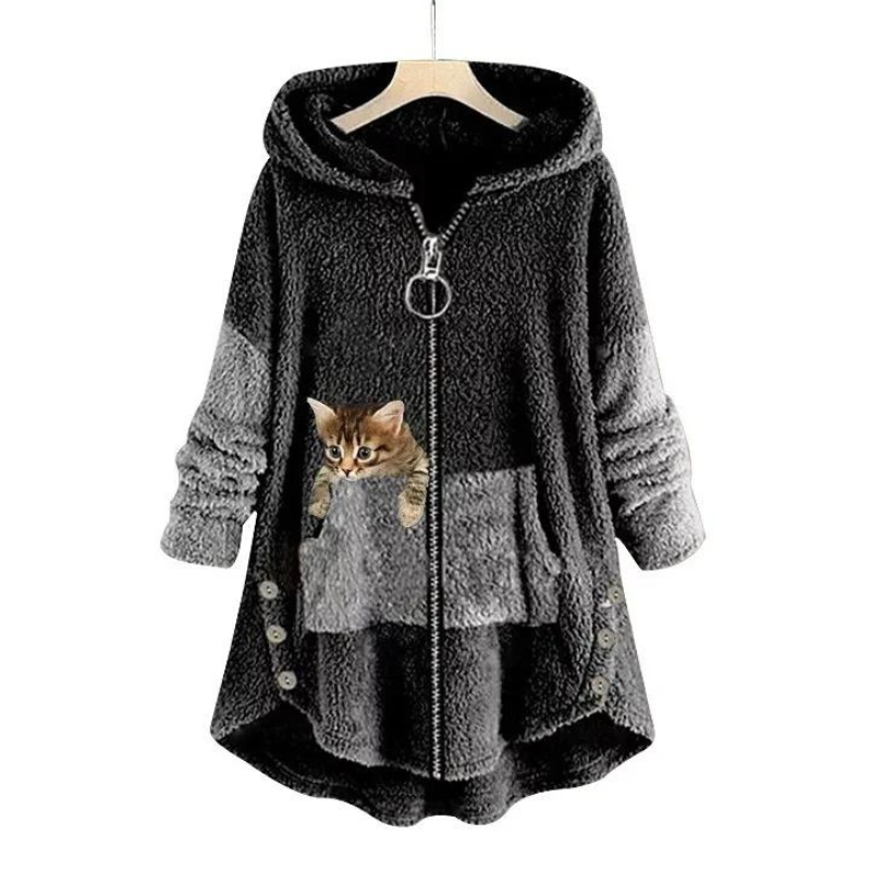 Luna | Flauschiger Winter-Kapuzenpullover