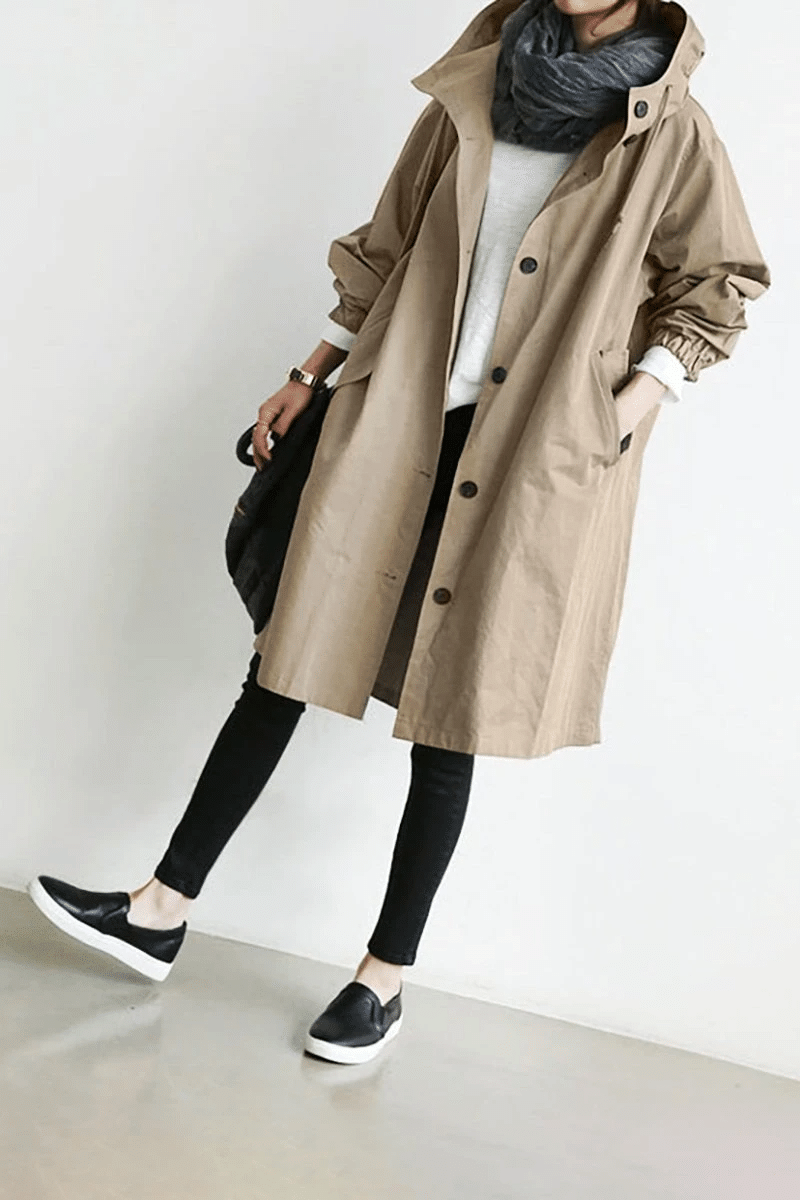 Sophia™ | Stilvoller wasserdichter Trenchcoat