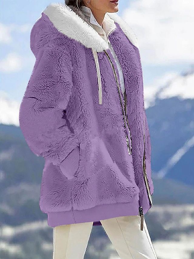 Yasmine - plüsch-winterjacke