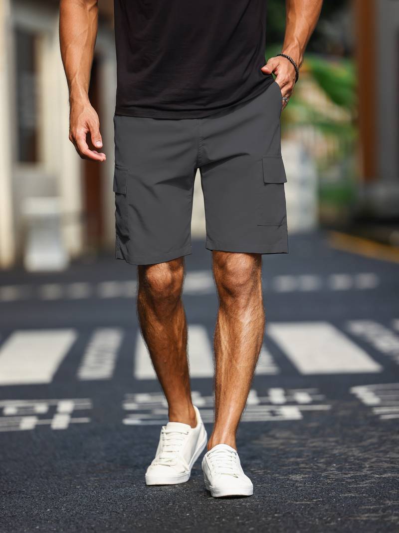 Jamie – lässige cargo-shorts mit taschen für herren