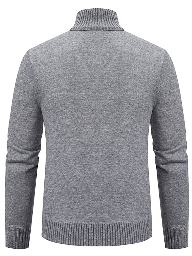 Uther - Zipper-Pullover aus Baumwolle für Herren