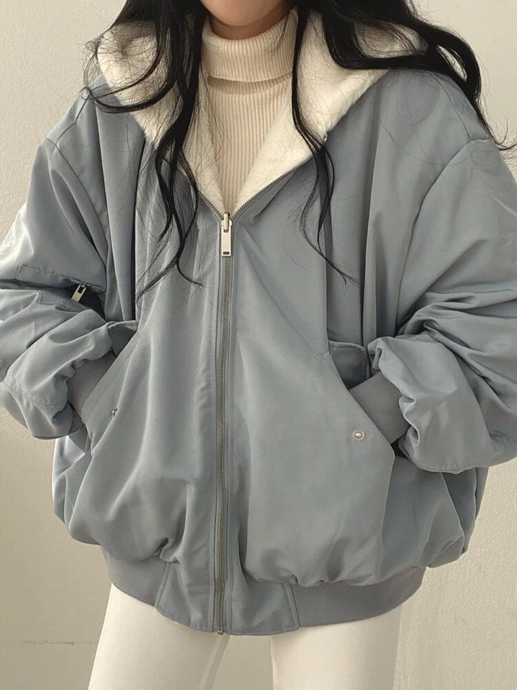 Arra® | Pufferjacke mit Teddyfell