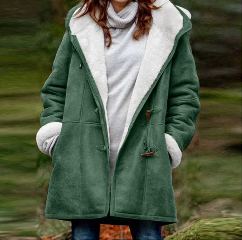 jessie - warme und kuschelige winterjacke für damen