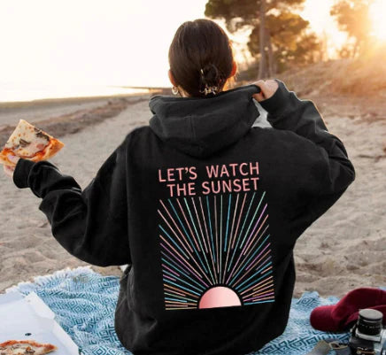 Katie | Stilvoller Sonnenuntergang Hoodie