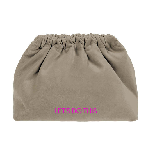 Do This - Velvet Clutch Bagg