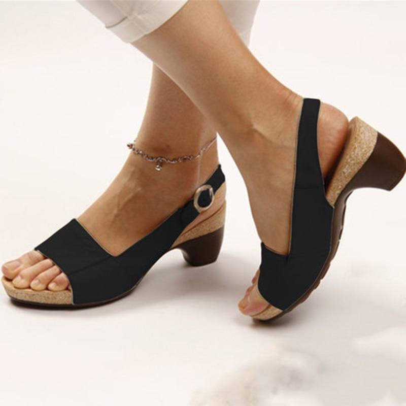 Komfy heel  - elegante sandale mit extrem stabilem halt trotz absatz