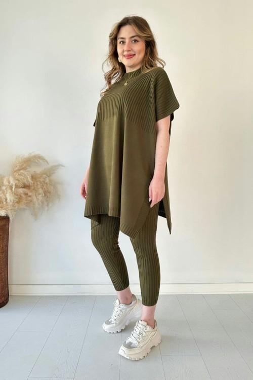 Asymmetrisches Oversize | Tunika-Set – Komfortabel & Stilvoll