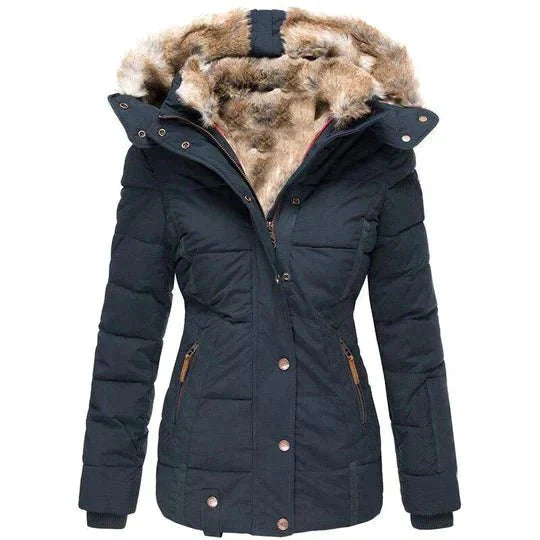 hannaa – pelzgefütterte winterjacke